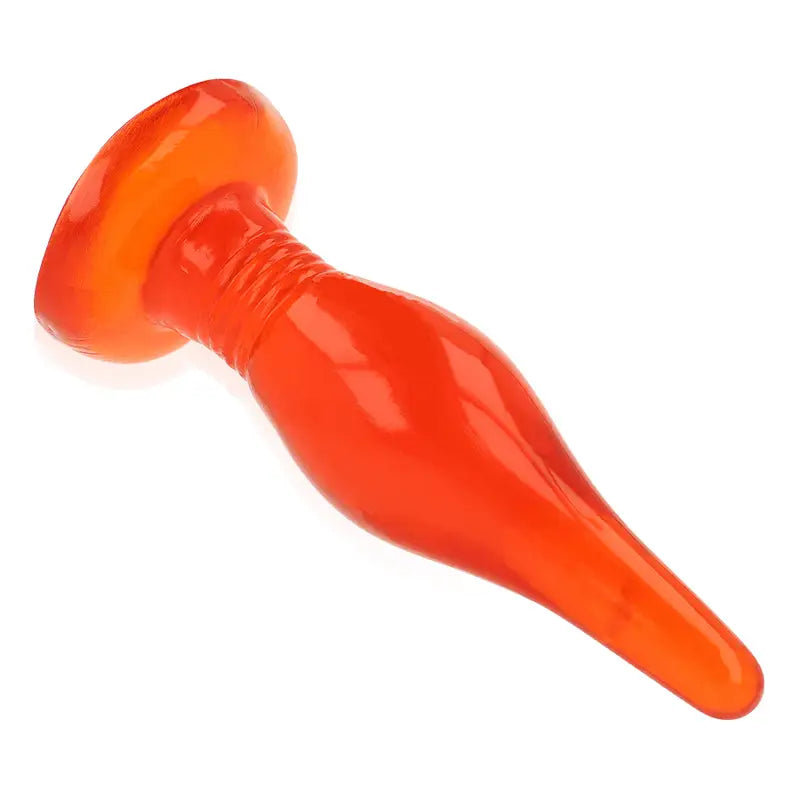 BAILE - PLUG ANAL SOFT TOUCH VERMELHO 14.2 CM - Sexshoptuga 