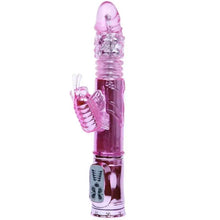 BAILE - VIBRADOR RECARREGVEL COM ROTAO E ESTIMULADOR DE BORBOLETA PULSANTE - Sexshoptuga  Sexshoptuga 