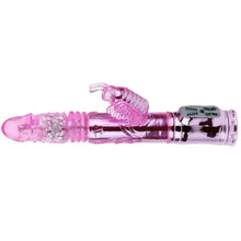 BAILE - VIBRADOR RECARREGVEL COM ROTAO E ESTIMULADOR DE BORBOLETA PULSANTE - Sexshoptuga  Sexshoptuga 