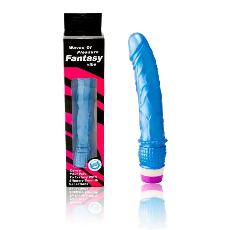 BAILE - VIBRADOR WAVES OF PLEASURE 23 CM AZUL - Sexshoptuga 