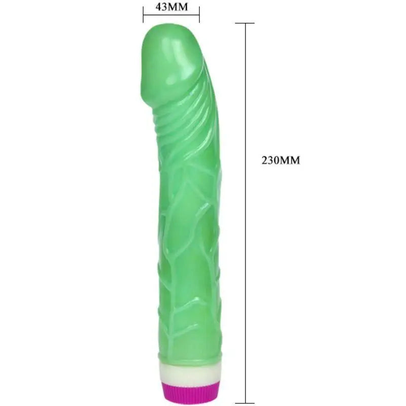 BAILE - VIBRADOR WAVES OF PLEASURE 23 CM VERDE - Sexshoptuga 