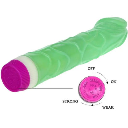 BAILE - VIBRADOR WAVES OF PLEASURE 23 CM VERDE - Sexshoptuga 