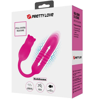 PRETTY LOVE - NOBIKUMA BALA VIBRANTE DE SILICONE ROSA - Sexshoptuga 