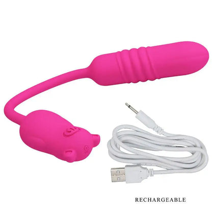 PRETTY LOVE - NOBIKUMA BALA VIBRANTE DE SILICONE ROSA - Sexshoptuga 