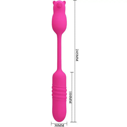 PRETTY LOVE - NOBIKUMA BALA VIBRANTE DE SILICONE ROSA - Sexshoptuga 