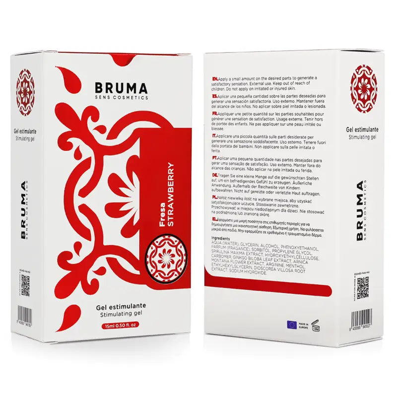 BRUMA - BÁLSAMO INTENSIFICADOR SABOR MORANGO 15 ML - Sexshoptuga 