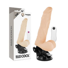 BASECOCK - VIBRADOR ARTICULVEL CONTROLE REMOTO NATURAL 21 CM -O- 5 CM - Sexshoptuga  Sexshoptuga 