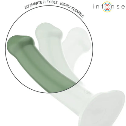 INTENSE - BECCA VIBRADOR COM VENTOSA 10 VIBRAÇÕES VERDE CONTROLE REMOTO - Sexshoptuga 