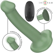 INTENSE - BECCA VIBRADOR COM VENTOSA 10 VIBRAÇÕES VERDE CONTROLE REMOTO - Sexshoptuga  Sexshoptuga 