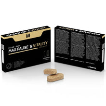 BLACK BULL - MAX PAUSE E RETARDANTE DE VITALIDADE PARA HOMENS 10 CÁPSULAS - Sexshoptuga  Sexshoptuga 