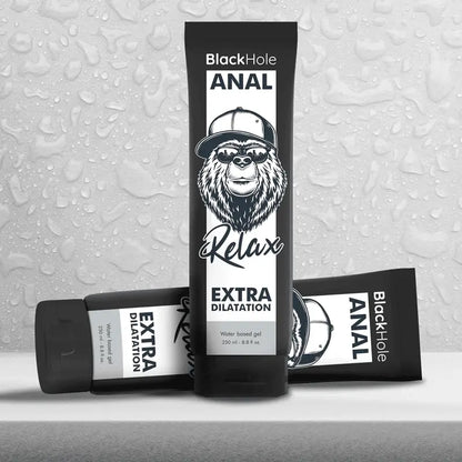 BLACK HOLE - GEL BASE DE ÁGUA DILATAÇÃO ANAL 250 ML - Sexshoptuga 