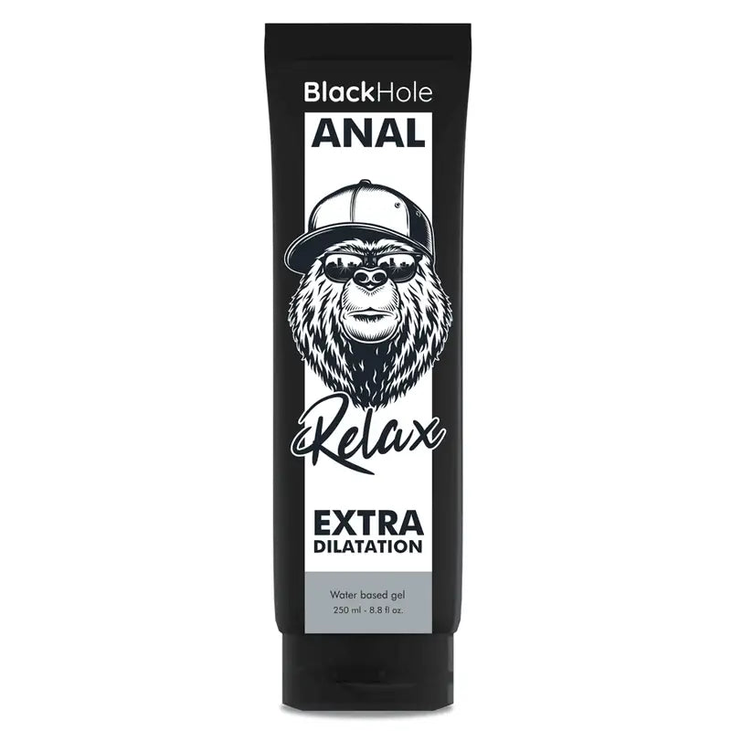 BLACK HOLE - GEL BASE DE ÁGUA DILATAÇÃO ANAL 250 ML - Sexshoptuga 