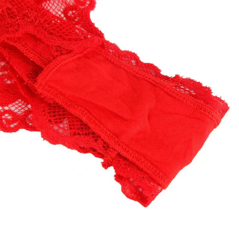 SUBBLIME - 953980 BODY SEXY COM BABADOS + CINTO VERMELHO L/XL - Sexshoptuga 