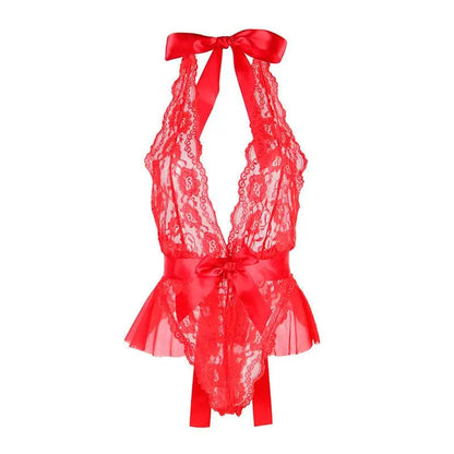 SUBBLIME - 953980 BODY SEXY COM BABADOS + CINTO VERMELHO L/XL - Sexshoptuga 