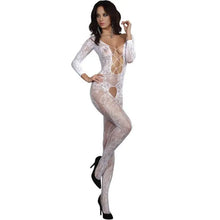 LIVCO CORSETTI FASHION - ZITA LC 17199 BODYSTOCKING BRANCO TAMANHO ÚNICO - Sexshoptuga  Sexshoptuga 