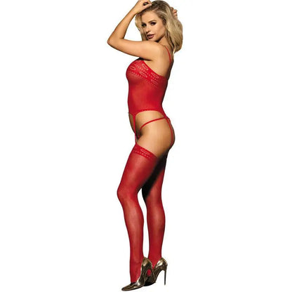 SUBBLIME - 951764 BODYSTOCKING REDE VERMELHO TAMANHO ÚNICO - Sexshoptuga 