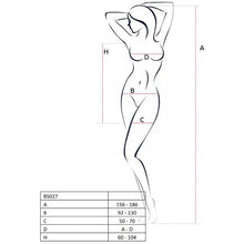 PASSION - MULHER BS027 BODYSTOCKING VESTIDO BRANCO ESTILO TAMANHO ÚNICO - Sexshoptuga  Sexshoptuga 