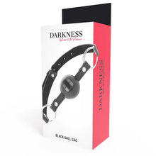 DARKNESS - MORDAÇA DE BOLA PRETA - Sexshoptuga  Sexshoptuga 