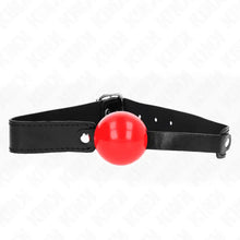 KINK - BOLA TPE MACIA 4 CM GAG MODELO 1 66 x 2,5 CM AJUSTÁVEL 41-61 CM - Sexshoptuga  Sexshoptuga 