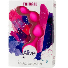 ALIVE - BOLAS ANAIS DE SILICONE TRIBALL ROSA 15 CM - Sexshoptuga  Sexshoptuga 