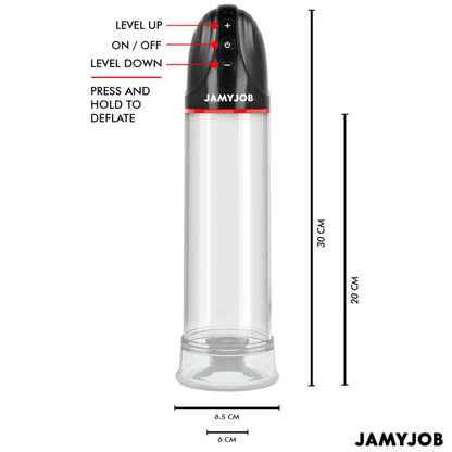 JAMYJOB - BOMBA AUTOMÁTICA XPAND 3 NÍVEIS DE SUCÇÃO CINZA - Sexshoptuga 