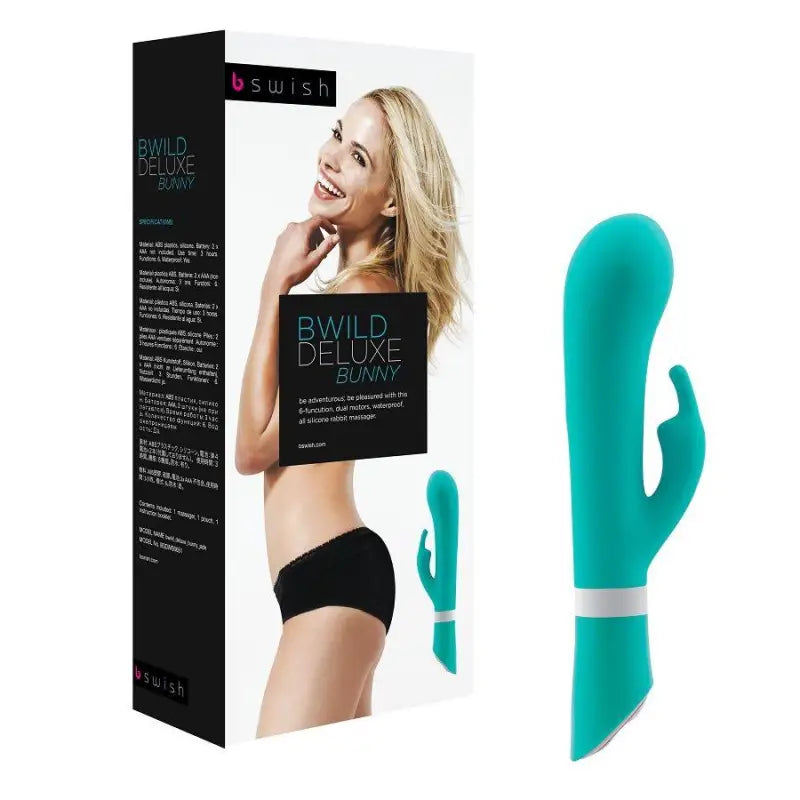 B SWISH - BWILD DELUXE COELHO VIBRADOR JADE - Sexshoptuga 