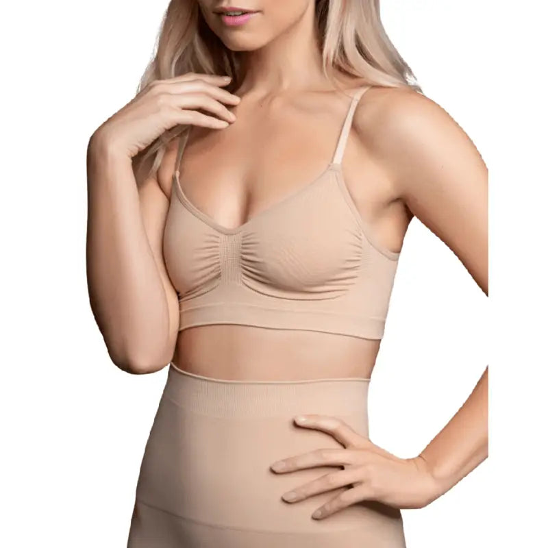 BYE-BRA - MEDIUM CONTROL SUTI SEM PONTOS PRETO TAMANHO S - Sexshoptuga 