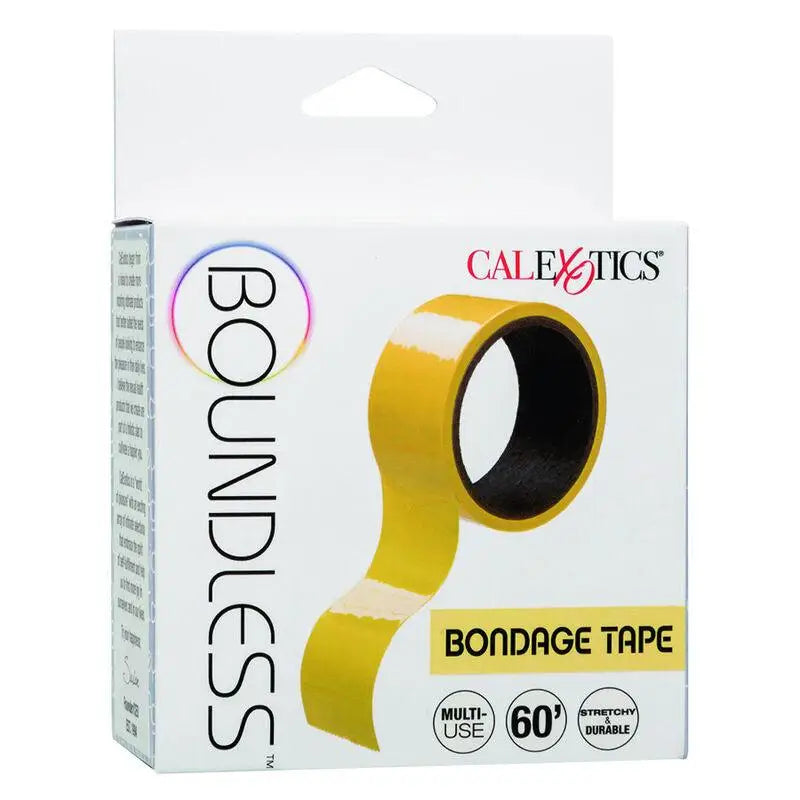 CALEXOTICS - BOUNDLESS FITA BONDAGE AMARELO - Sexshoptuga 