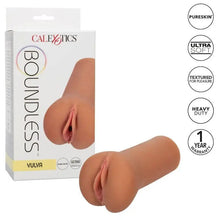 CALEXOTICS - BOUNDLESS VULVA STROKER PELE CARAMELO - Sexshoptuga  Sexshoptuga 