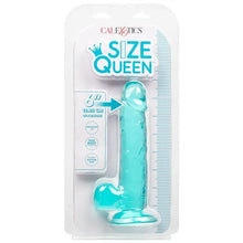 CALEXOTICS - DILDO QUEEN TAMANHO AZUL 15.3 CM - Sexshoptuga  Sexshoptuga 