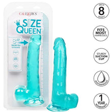 CALEXOTICS - DILDO QUEEN TAMANHO AZUL 20.3 CM - Sexshoptuga  Sexshoptuga 