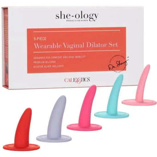 CALEXOTICS - KIT 5 PCS DILATADORES VAGINAIS OU ANAIS MULTICOLOR - Sexshoptuga 