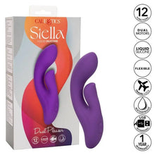 CALEXOTICS - STELLA DUAL PLEASER VIOLETA - Sexshoptuga  Sexshoptuga 