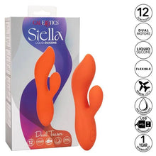 CALEXOTICS - STELLA DUAL TEASER LARANJA - Sexshoptuga  Sexshoptuga 