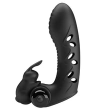 PRETTY LOVE - CAPA DE DEDO VIBRADOR DE COELHO PRETO VANCE - Sexshoptuga  Sexshoptuga 