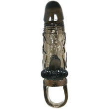 BAILE - CAPA PARA PÉNIS BRAVE MAN COM ESTIMULAÇÃO CLITÓRICA E ANAL DUPLA BALA PRETA 16.5 CM - Sexshoptuga  Sexshoptuga 