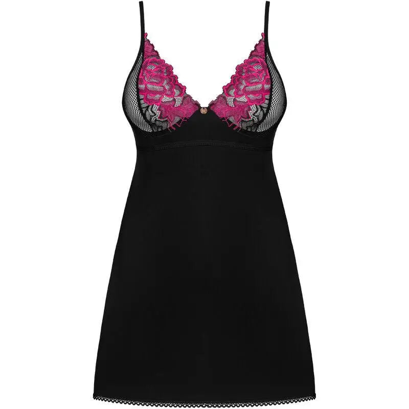 OBSESSIVE - ROSENTY CHEMISE & TANGA XS/S - Sexshoptuga 