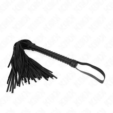 KINK - CHICOTE COM CABO TEXTURADO PRETO 48,5 CM - Sexshoptuga  Sexshoptuga 