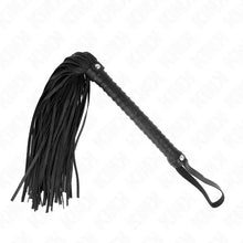 KINK - CHICOTE COM CABO TEXTURADO PRETO 48,5 CM - Sexshoptuga  Sexshoptuga 