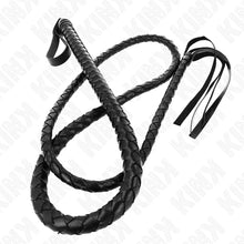 KINK - CHICOTE DE SERPENTE PRETO LONGO 210 CM - Sexshoptuga  Sexshoptuga 