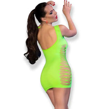 CHILIROSE - VESTIDO CR 4618 VERDE S/M - Sexshoptuga  Sexshoptuga 