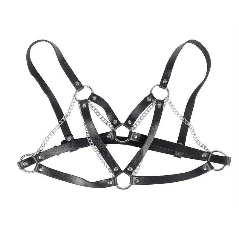 SUBBLIME - 953713 PUNK BONDAGE CINTO FIVELA DE METAL PRETO TAMANHO ÚNICO - Sexshoptuga 