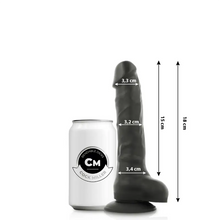 Cock Miller Cocksil Articulável Preto em Silicone de 18 cm Sexshoptuga 