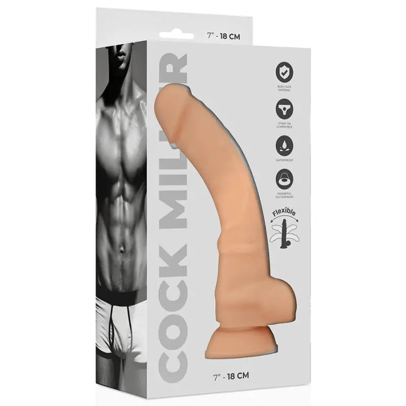 COCK MILLER - DENSIDADE DE SILICONE ARTICULVEL COCKSIL 18 CM - Sexshoptuga 