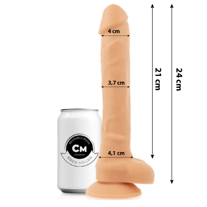 COCK MILLER - DENSIDADE DE SILICONE ARTICULVEL COCKSIL 24 CM - Sexshoptuga 