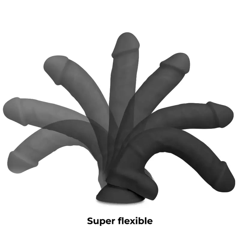 COCK MILLER - DENSIDADE DE SILICONE COCKSIL ARTICULVEL PRETO 13 CM - Sexshoptuga 