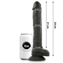 COCK MILLER - DENSIDADE DE SILICONE COCKSIL ARTICULVEL PRETO 24 CM - Sexshoptuga  Sexshoptuga 