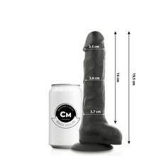 Cocksil Articulável Preto Miller - Densidade de Silicone 19,5 cm Sexshoptuga 