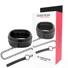 DARKNESS - COLAR PRETO COM CORRENTE - Sexshoptuga  Sexshoptuga 