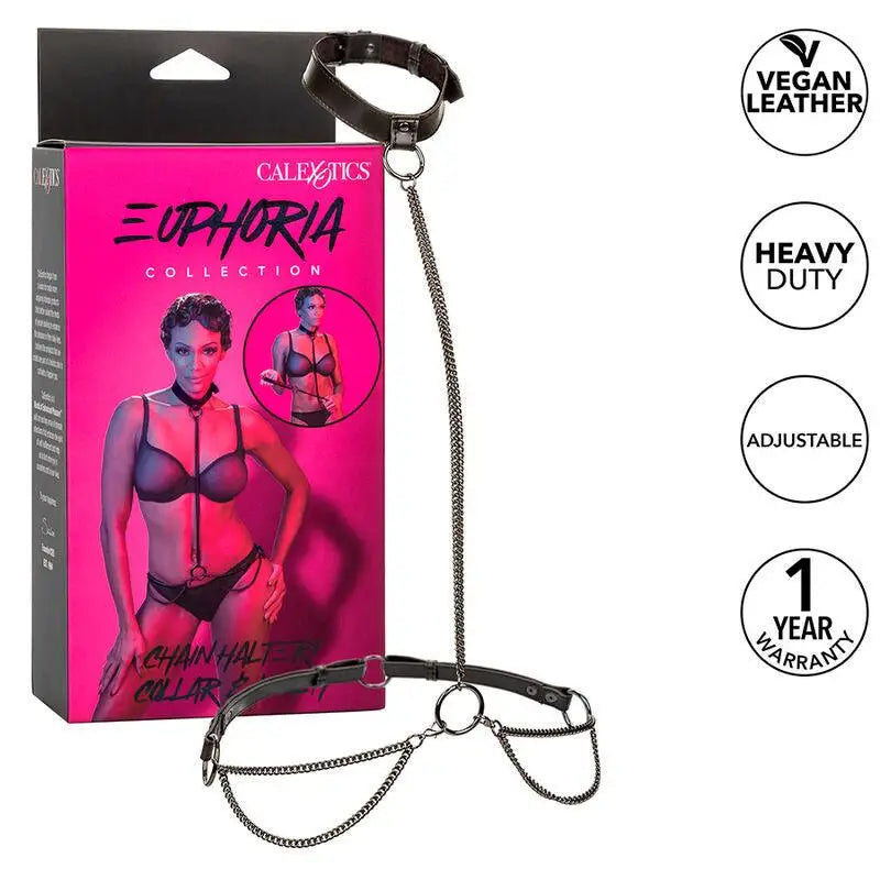 CALEXOTICS - EUPHORIA COLEIRA E TRELA DE CORRENTE - Sexshoptuga 